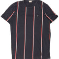Jack & Jones T-shirt da uomo Top in cotone a righe blu navy medio