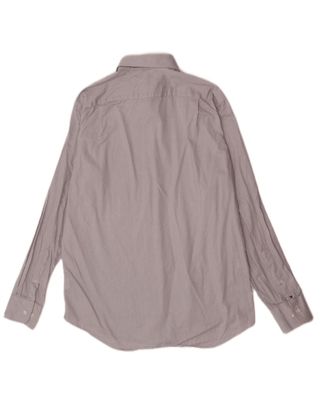 Camicia da uomo vestibilità regolare Tommy Hilfiger taglia 15 1/2 cotone medio a quadri bianchi