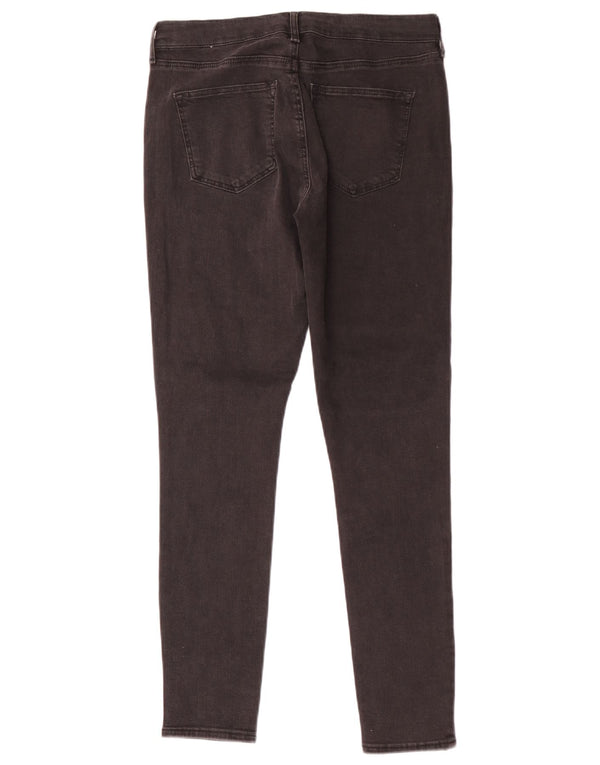 Jeans skinny Sidney da donna Topshop W30 L28 cotone nero