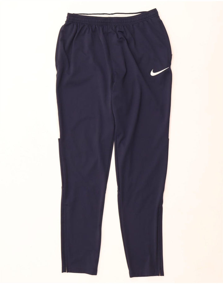 Pantaloni da tuta Nike Dri Fit da uomo, poliestere color block medio blu navy