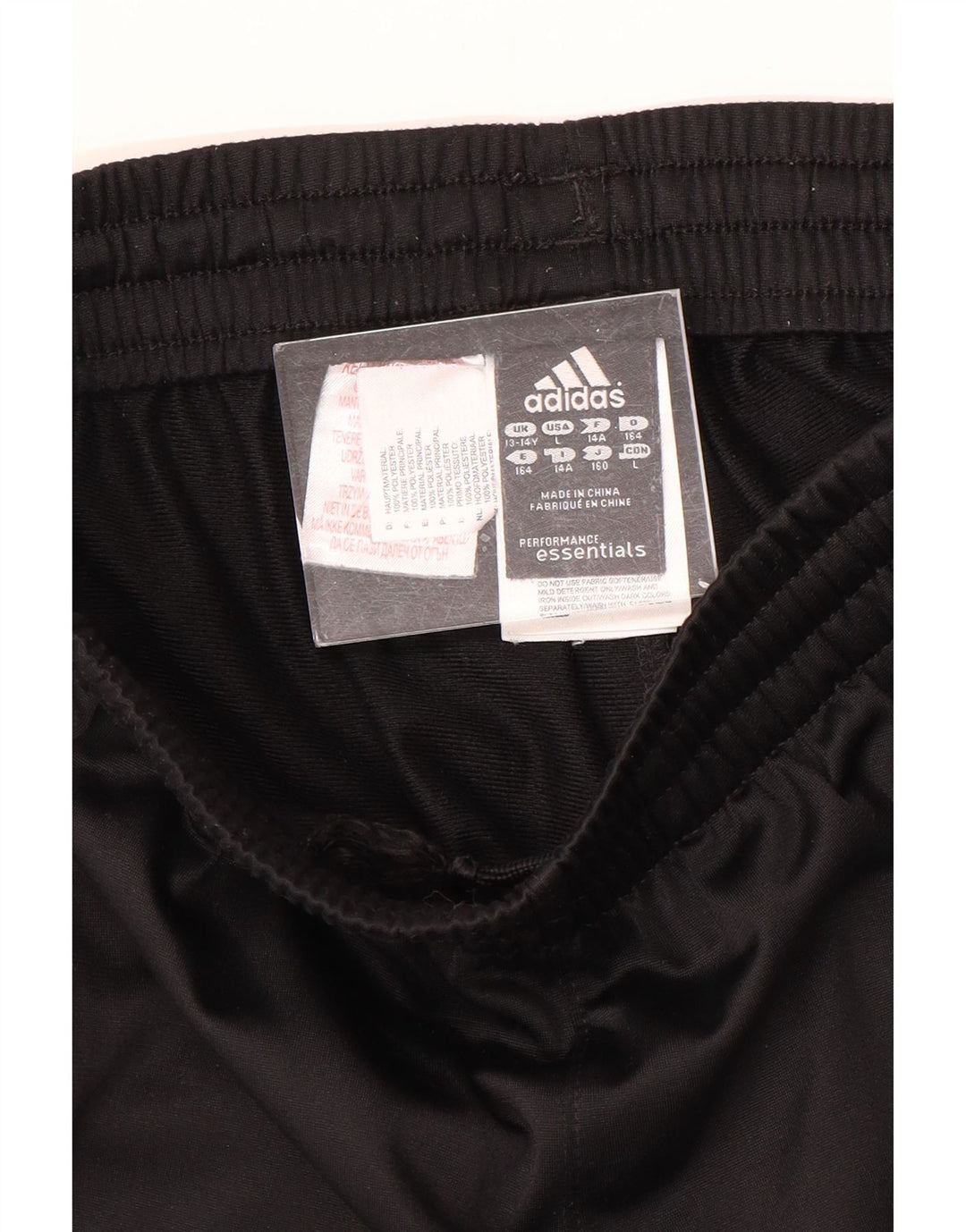 Pantaloni da tuta da ragazzo Adidas Joggers 13-14 anni Poliestere nero
