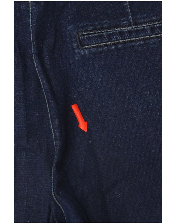 Jeans crop a gamba larga da donna Massimo Dutti W26 L23 Blu