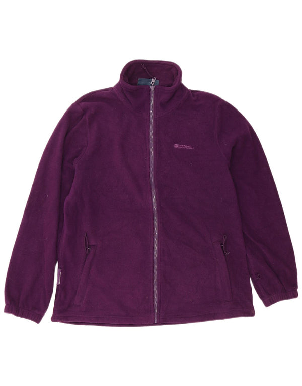 MOUNTAIN WAREHOUSE Giacca in pile foderata da donna UK 16 Grande poliestere viola
