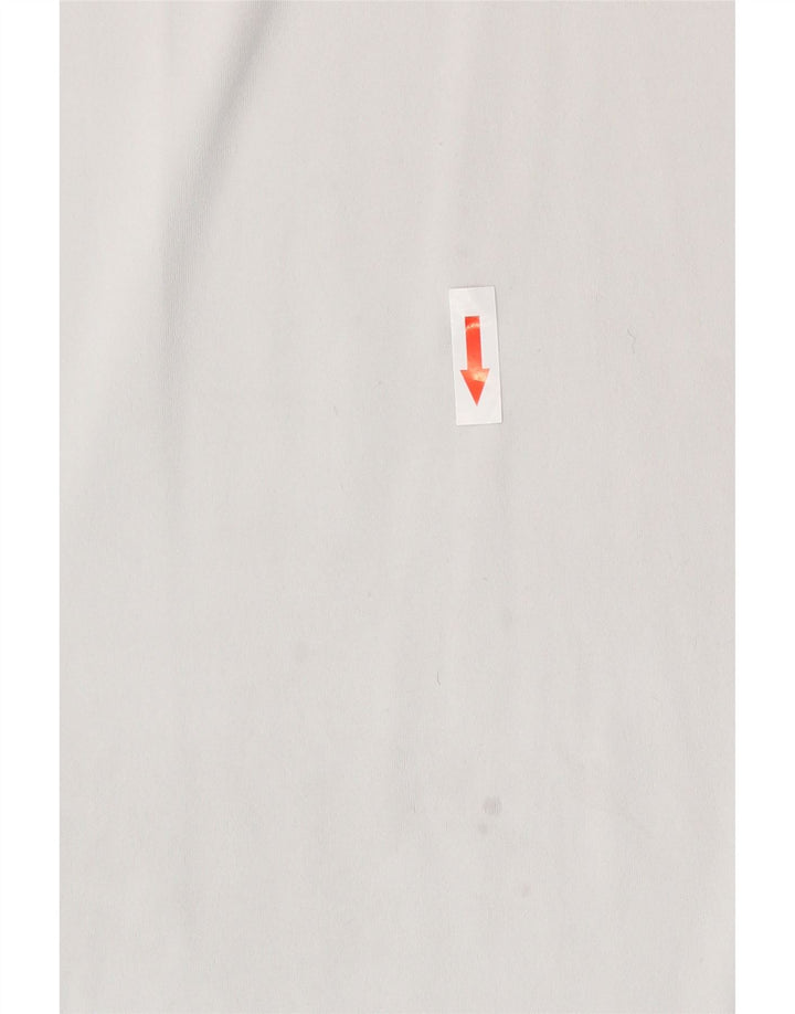 T-shirt Adidas Aeroready da uomo, grande, in poliestere color block bianco