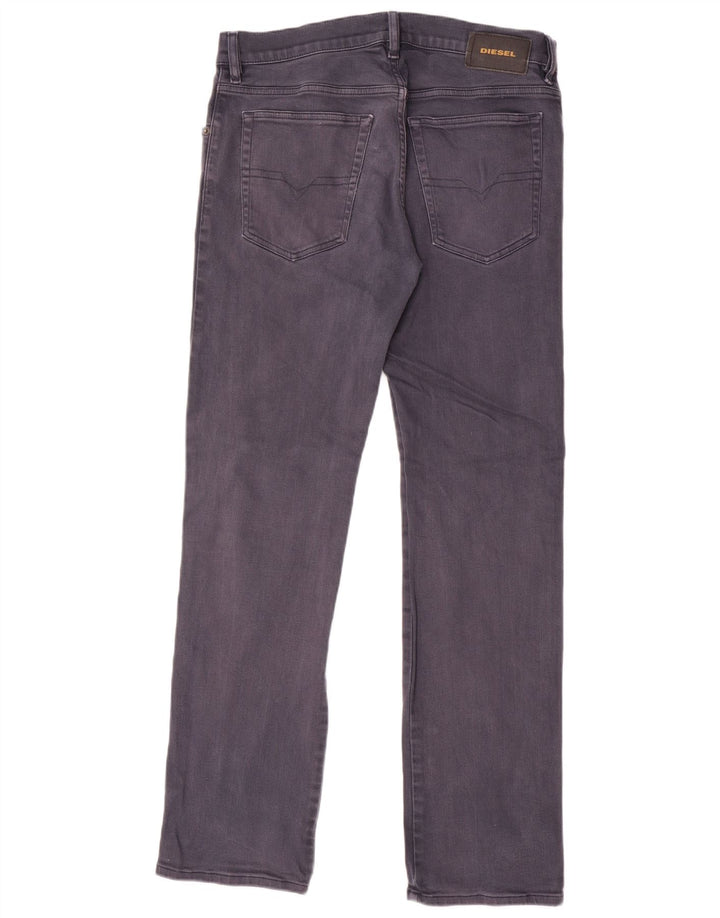 Jeans dritti da uomo D-Mihtry Diesel W32 L32 cotone grigio