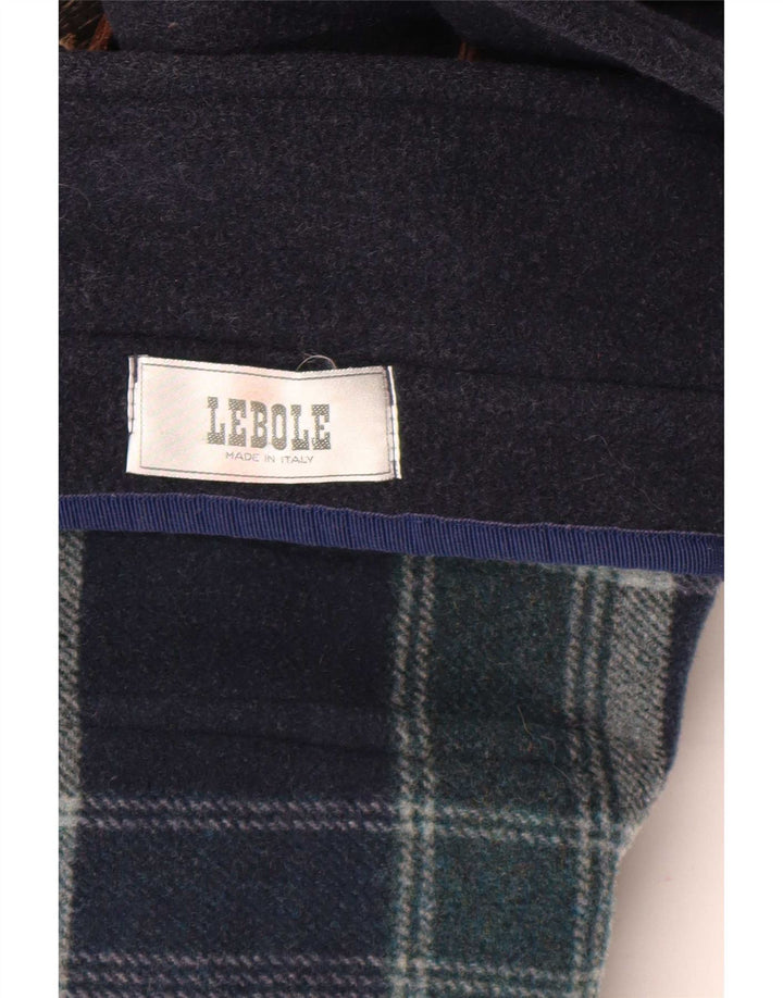 Montgomery da uomo dalla vestibilità ampia Lebole UK 42 XL Blu Navy