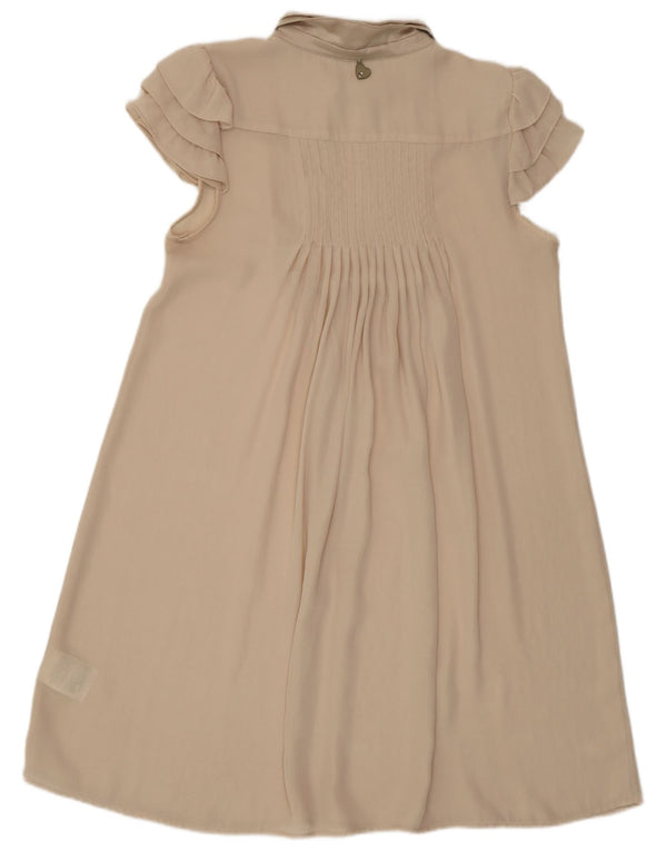 Abito a trapezio trasparente da donna Liu Jo IT 44 Poliestere beige medio