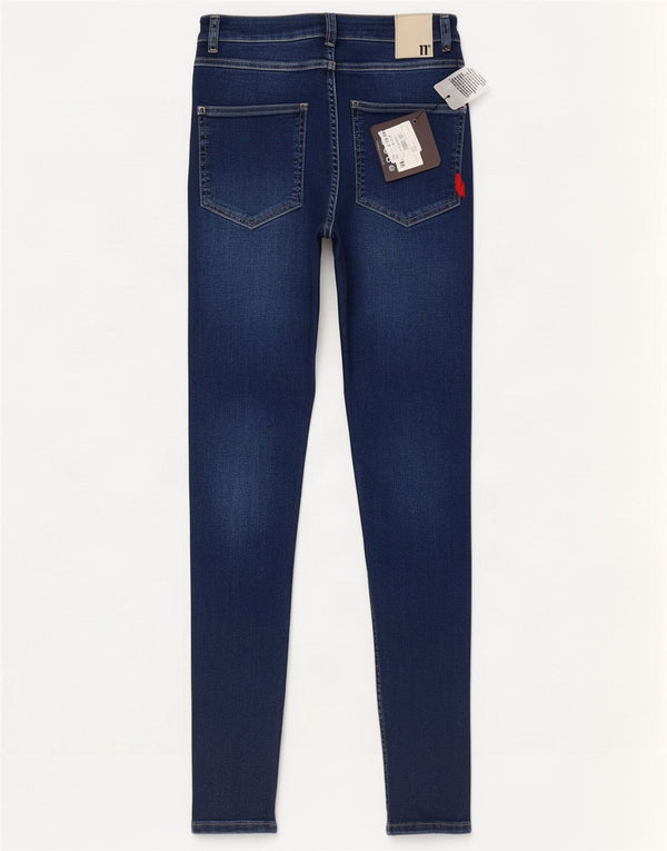 Jeans skinny da uomo 11 gradi XS W28 L31 cotone blu navy