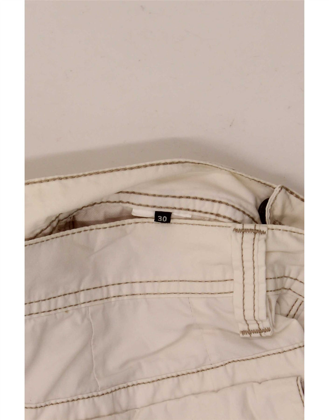 Pantaloncini cargo da uomo Murphy & Nye W30 bianco medio