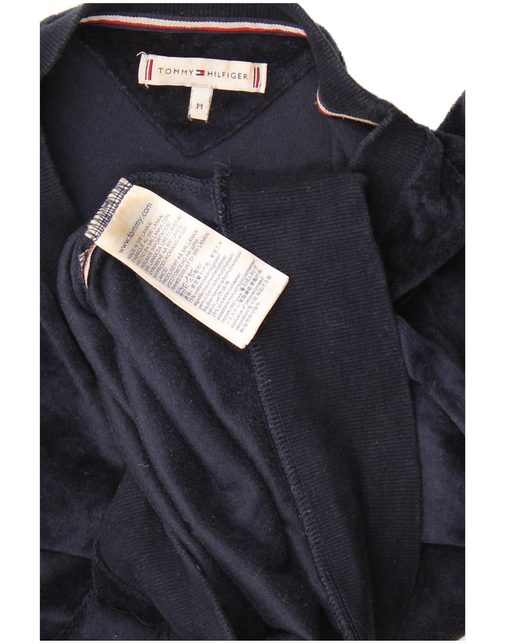 Tommy Hilfiger Uomo Felpa grafica Maglione Medium Blu Navy Colourblock