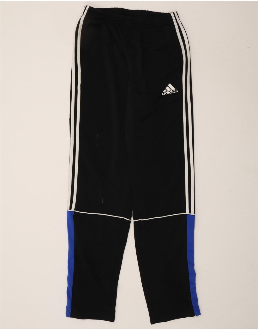 ADIDAS Boys Tracksuit Trousers 15-16 Years  Black Colourblock Polyester Vintage Adidas and Second-Hand Adidas from Messina Hembry 