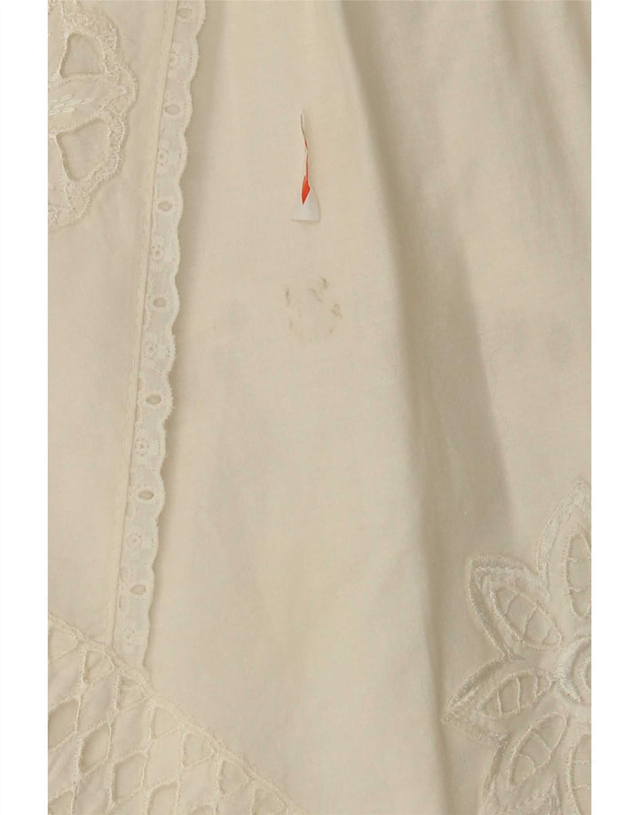 Gonna svasata da donna vintage W26 piccola bianca