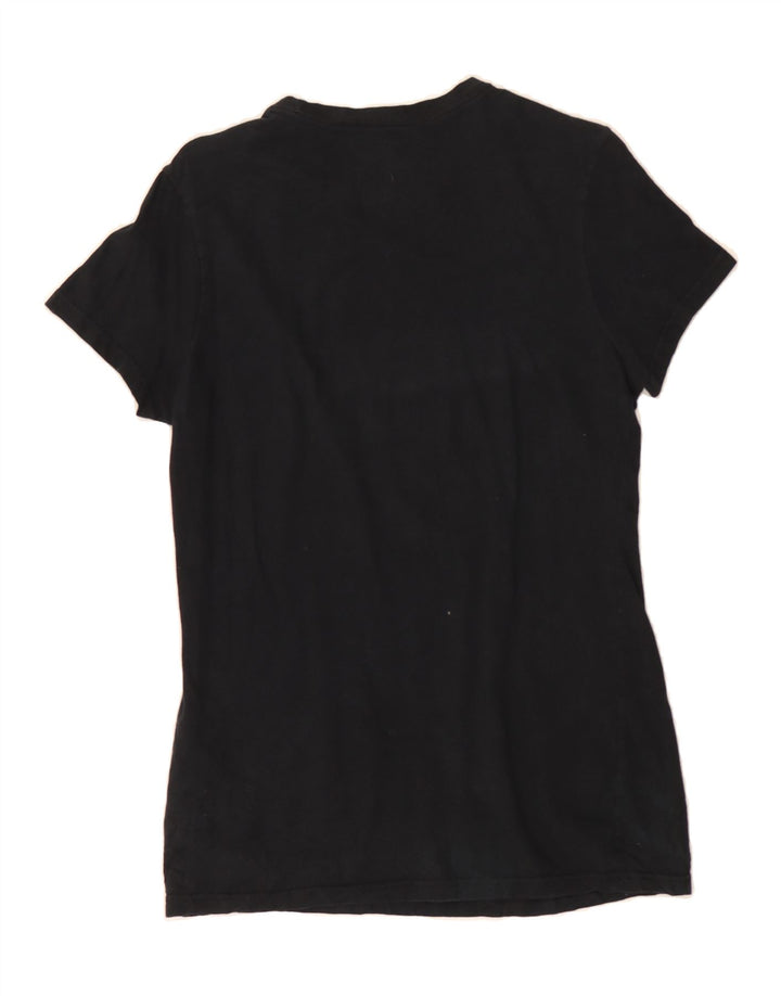 NIKE Womens Graphic T-Shirt Top UK 12 Medium Black Cotton Vintage Nike and Second-Hand Nike from Messina Hembry 