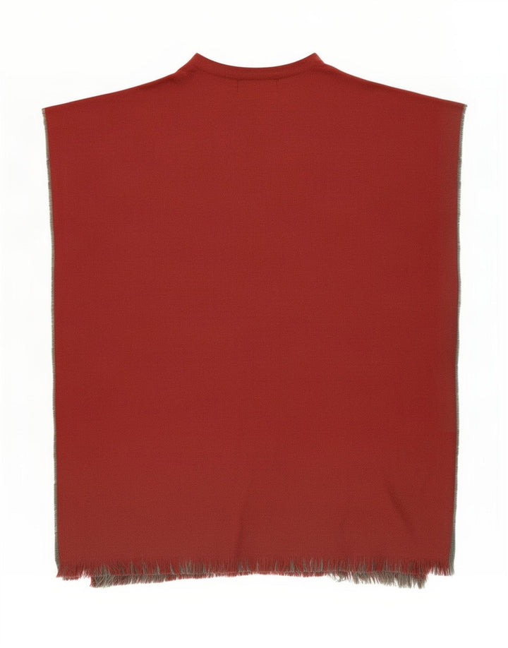 Cappotto poncho da donna Roccobarocco taglia unica bordeaux in acrilico