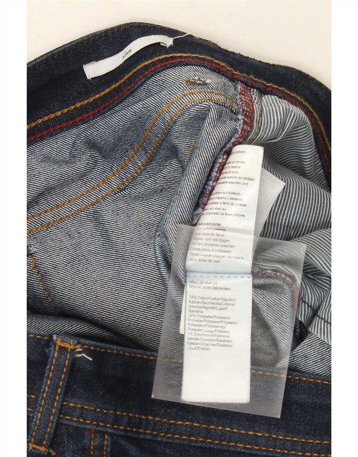 Jeans slim da uomo Jules W38 L34 cotone blu navy