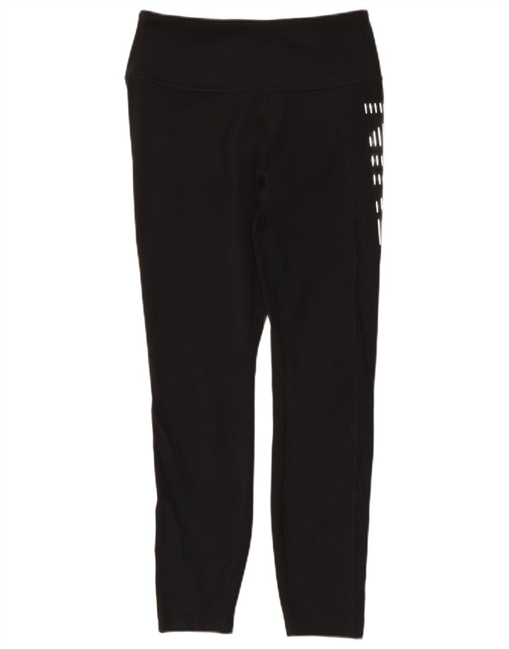 Leggings grafici da donna Nike UK 8 piccoli poliestere nero