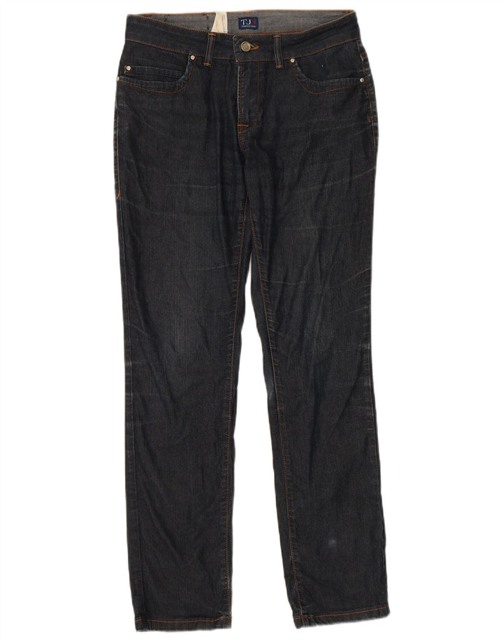 Jeans Slim Donna Trussardi W26 L30 Blu Navy Cotone