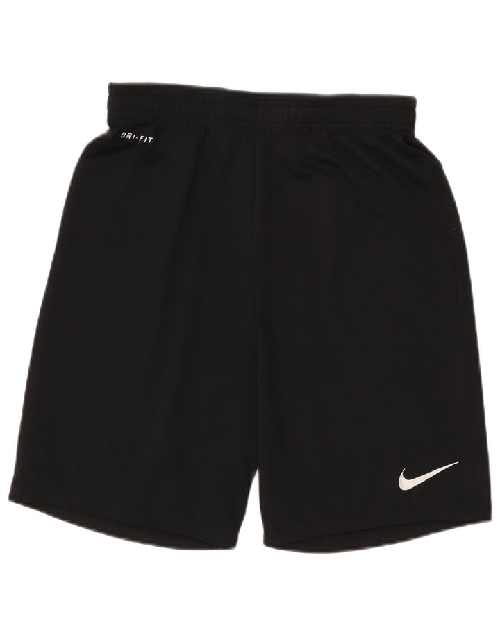 Pantaloncini sportivi Nike Dri Fit da uomo, poliestere medio nero