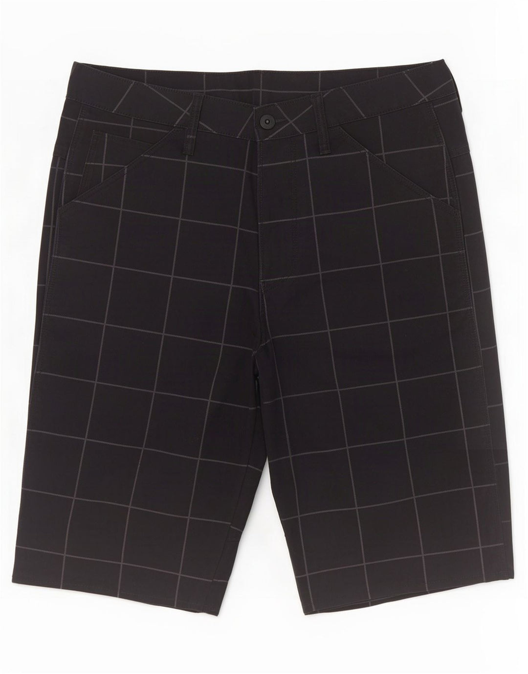 Bermuda da uomo G-Star W32 cotone medio a quadri neri