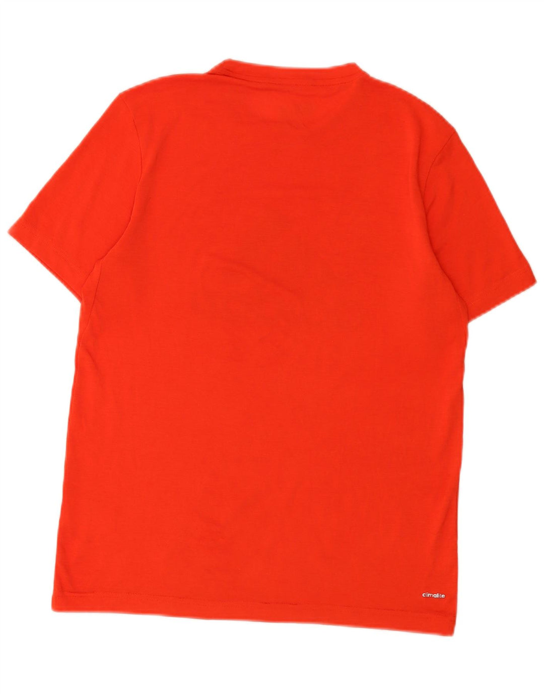 T-shirt grafica Adidas da ragazzo Climalite 13-14 anni in poliestere rosso