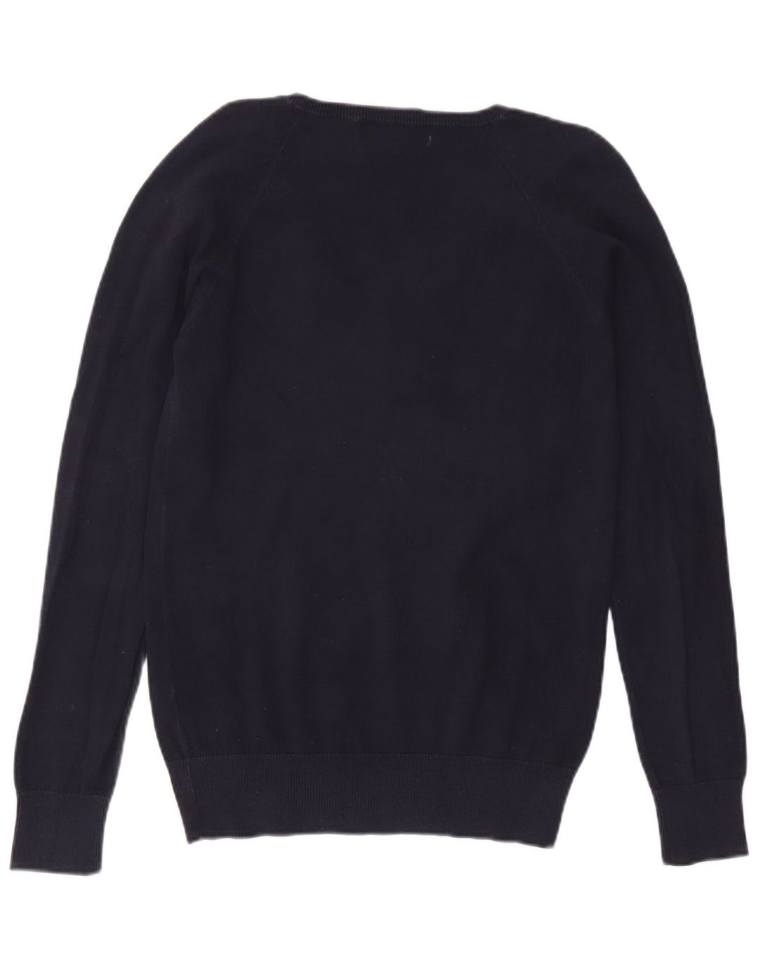 Maglione Zara da donna con scollo a V UK 16 grande blu navy
