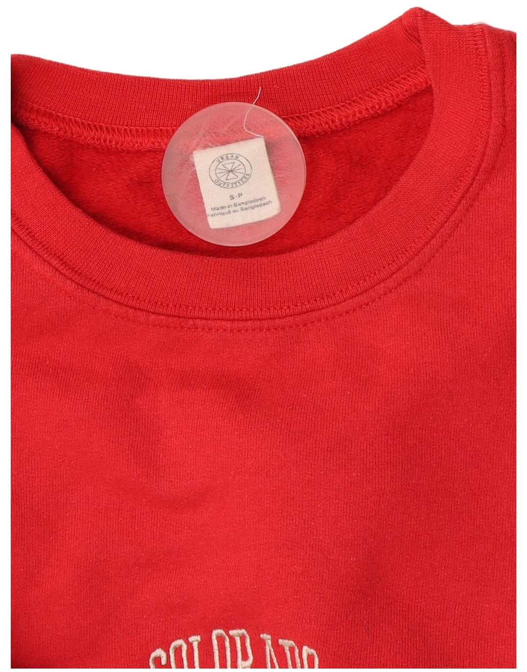Felpa grafica da uomo Urban Outfitters, maglione piccolo rosso