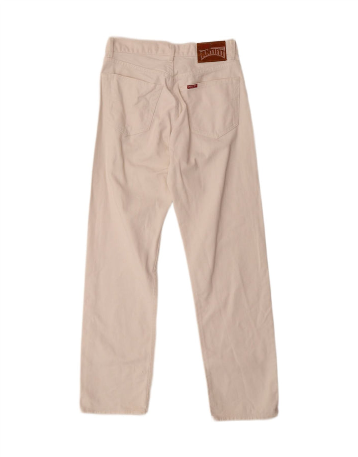 RIFLE Womens Straight Jeans W30 L29 White Cotton Vintage Rifle and Second-Hand Rifle from Messina Hembry 