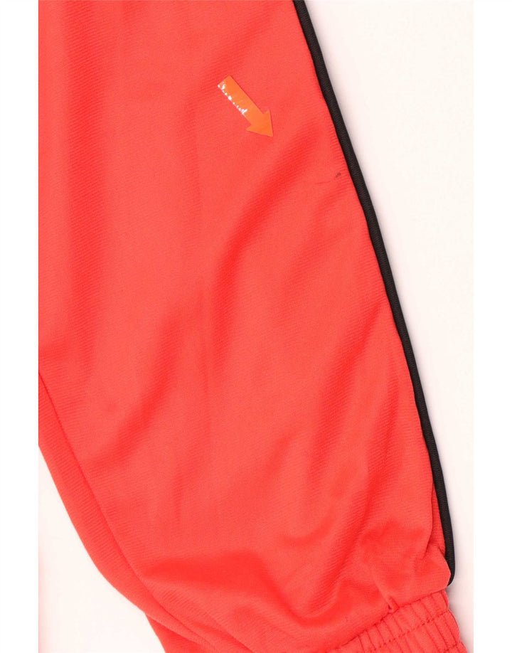 Giacca da tuta grafica da uomo Kappa in poliestere color block rosso medio