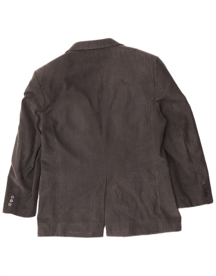 Giacca blazer a 2 bottoni da uomo Marks & Spencer UK 40 grigio medio a spina di pesce