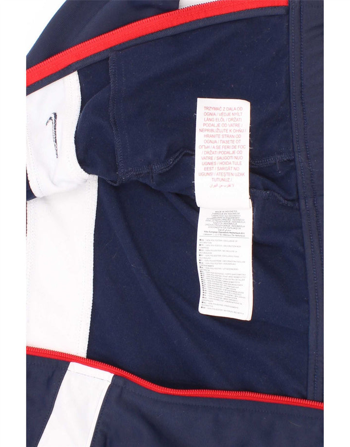 Giacca da tuta da ragazzo Nike 3-4 anni XS Poliestere color block blu navy