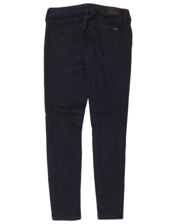 Jeans skinny a vita bassa da donna Tommy Hilfiger W31 L32 Blu navy