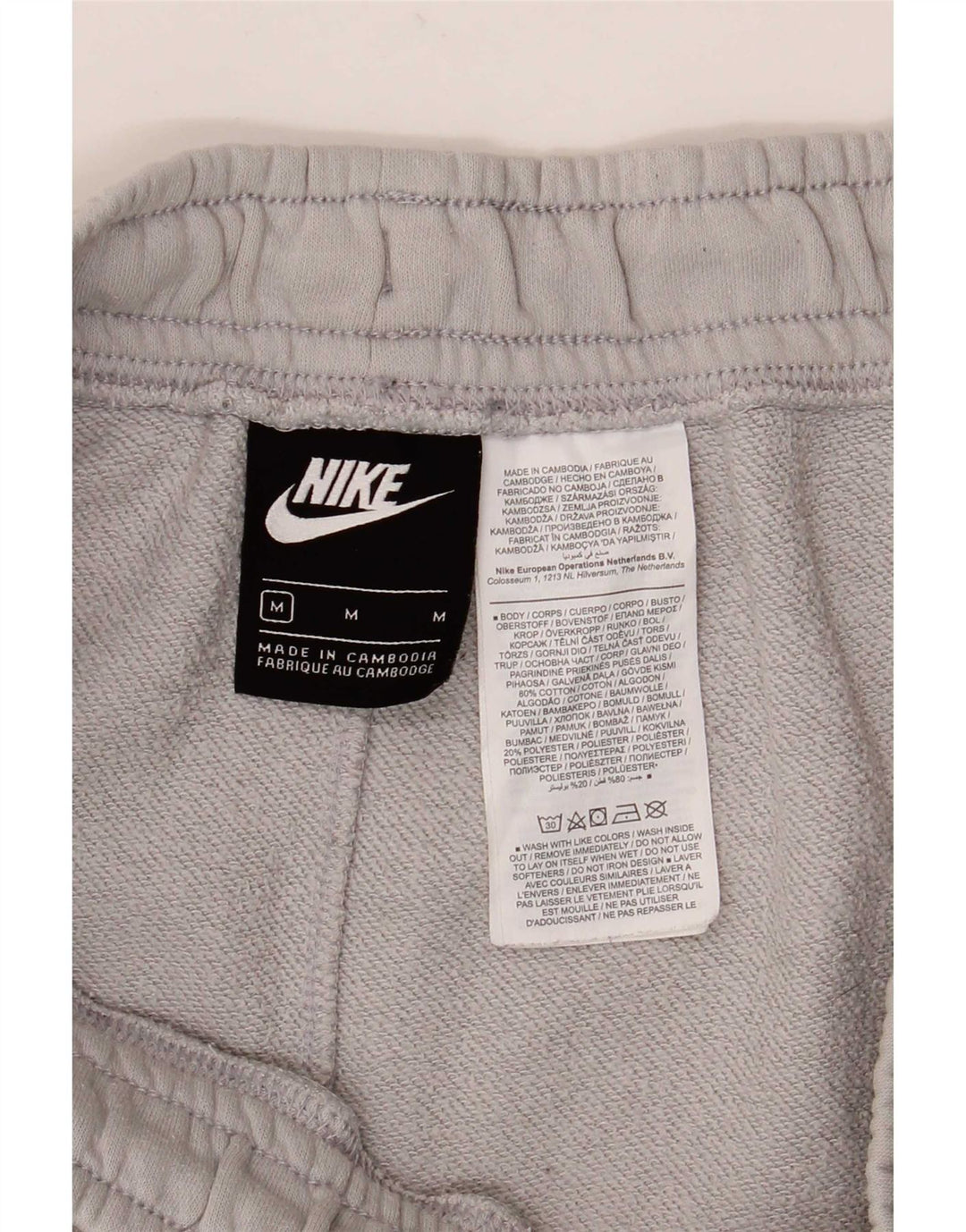 Pantaloni da tuta da donna Nike Joggers UK 14 Cotone grigio medio