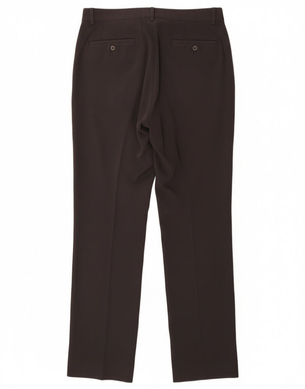 Pantaloni da abito dritti da uomo Zara EU 38 Small W30 L33 Nylon grigio