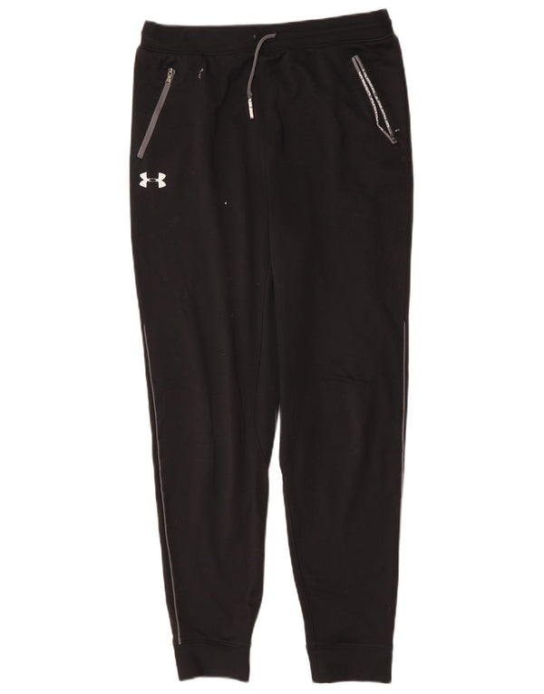 Pantaloni da tuta da ragazzo Under Armour da jogging 13-14 anni XL poliestere nero