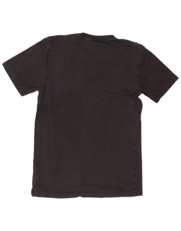T-shirt grafica da uomo ADIDAS Top piccola in cotone nero