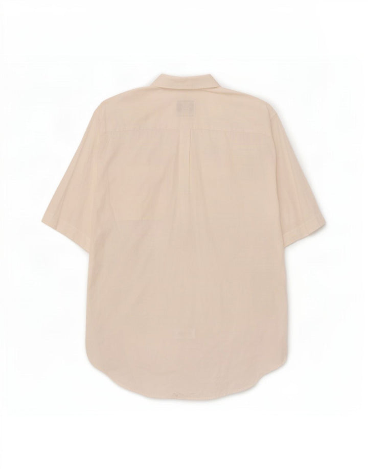 Camicia a maniche corte da uomo Navigare Large bianca