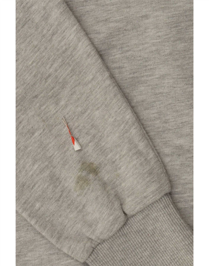 Maglione con cappuccio grafico da uomo Colmar piccolo in cotone grigio