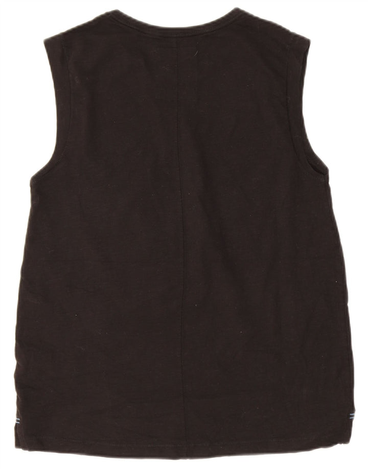 Canottiera da donna Fat Face UK 10 piccola in cotone nero