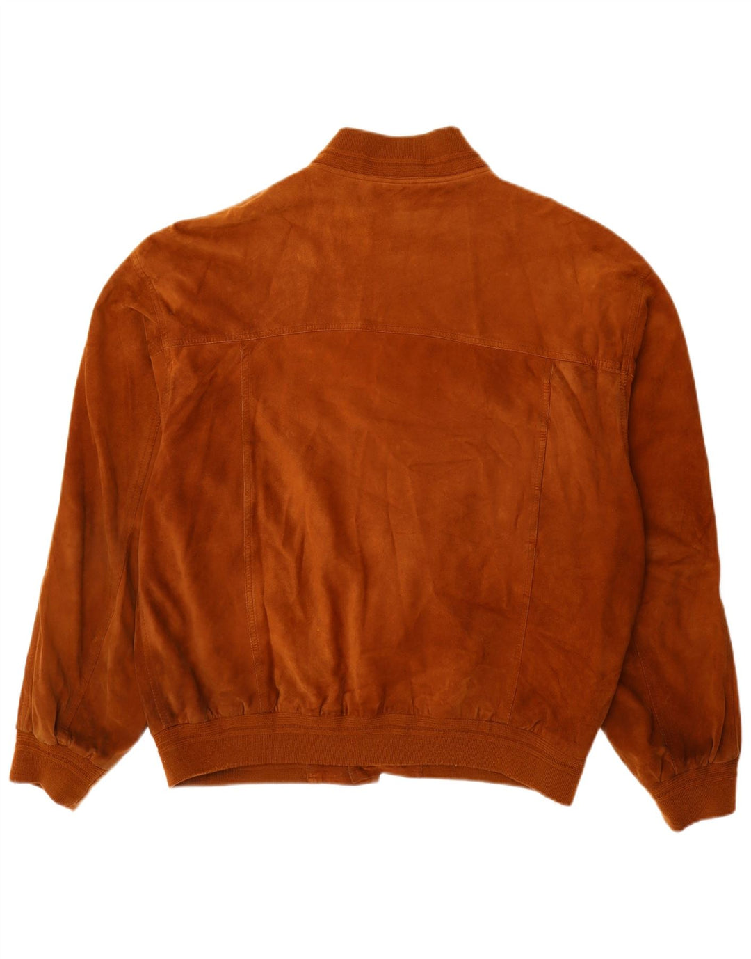 Giacca vintage in pelle scamosciata da uomo IT 58 4XL in pelle marrone