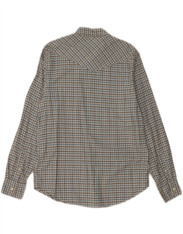 LEVI'S Camicia da uomo Coupé Standard Vestibilità standard Cotone a quadri blu medio