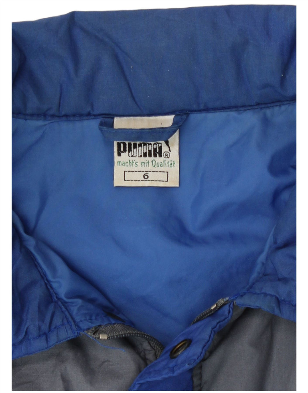 Giacca a vento da uomo Puma UK 40 Large Blu in poliestere color block