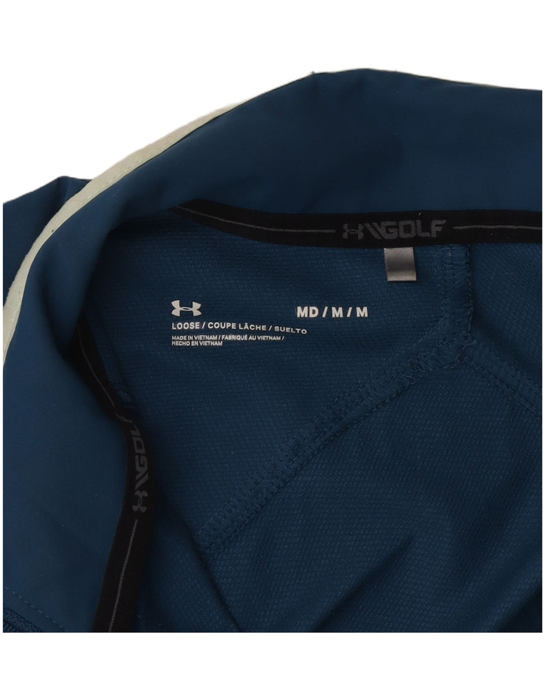 Giacca da ginnastica da uomo Under Armour con grafica pullover blu medio sportivo