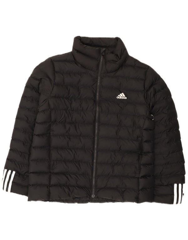 Giacca imbottita da donna Adidas UK 12/14 Medium Nero Poliestere