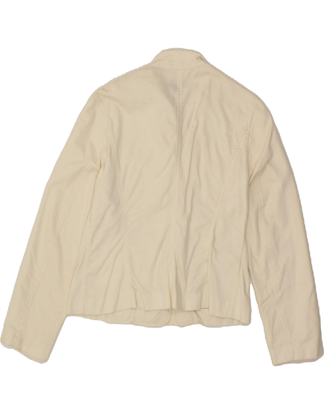 MOSSIMO Womens Utility Jacket UK 16 Large Off White Cotton Vintage Mossimo and Second-Hand Mossimo from Messina Hembry 
