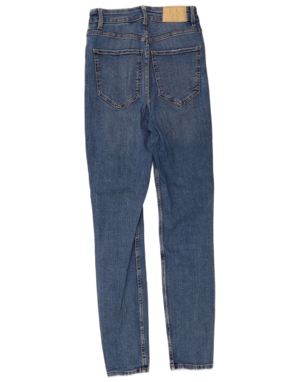 Jeans skinny da donna Zara EU 36 XS W26 L26 cotone blu