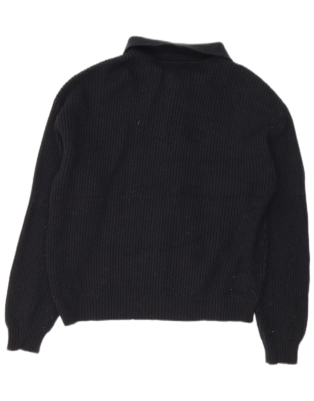 Maglione cardigan da donna Marks & Spencer UK 14 Viscosa nera media