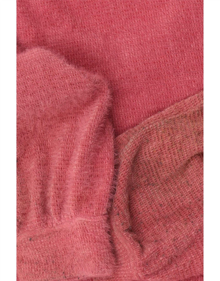 Marks & Spencer Top oversize da donna a maniche lunghe UK 16 Large Rosa Poliestere
