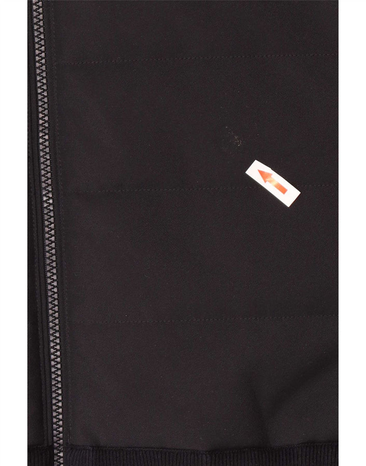 Giubbotto bomber da uomo Massimo Dutti UK 42 XL cotone nero