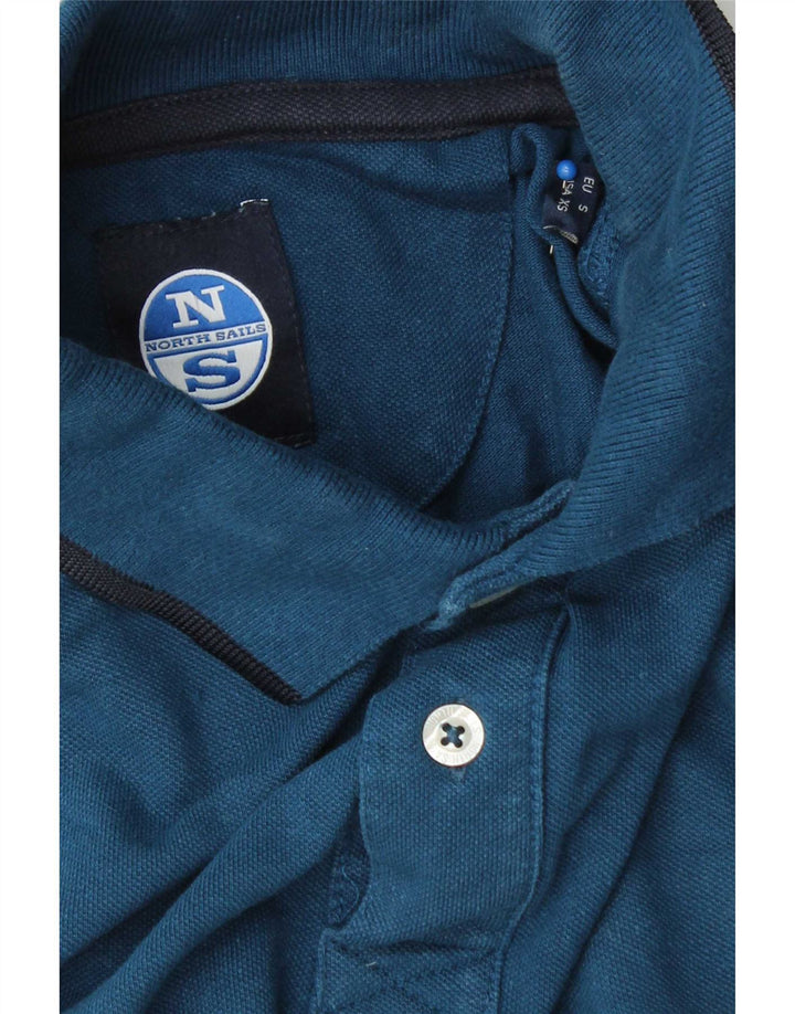 Polo a maniche lunghe da uomo North Sails Small Blu Navy