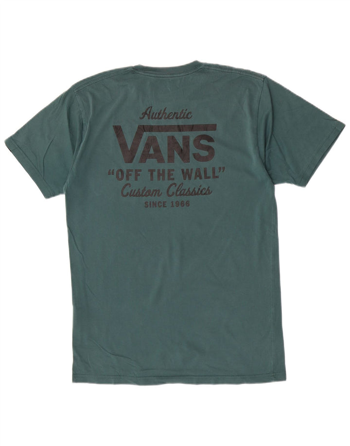 T-shirt grafica da uomo con vestibilità classica Vans, in cotone verde medio